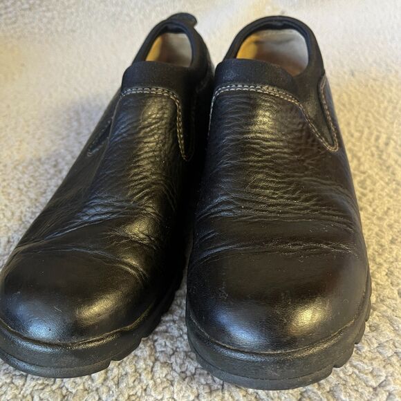 Ariat Clog Loafers Womens 7.5B Leather Slip On Round Toe Black 95901 - Picture 4 of 9